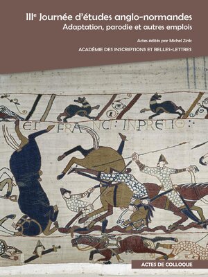 cover image of IIIe Journee d'etudes anglo-normandes